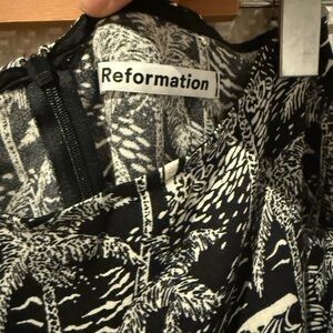 Reformation Monochrome Patterned skirt